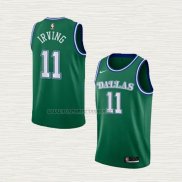 Camiseta Kyrie Irving NO 11 Dallas Mavericks Classic Verde