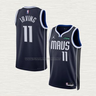 Camiseta Kyrie Irving NO 11 Dallas Mavericks Statement 2022-23 Azul