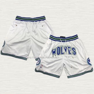 Pantalone Minnesota Timberwolves Classic Just Don Blanco