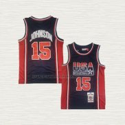 Camiseta James Johnson NO 15 USA 1992 Azul