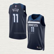 Camiseta Naz Reid NO 11 Minnesota Timberwolves Icon Azul