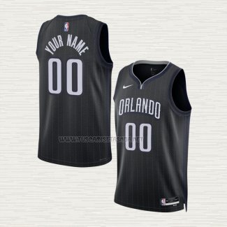 Camiseta Orlando Magic Personalizada Ciudad 2022-23 Negro