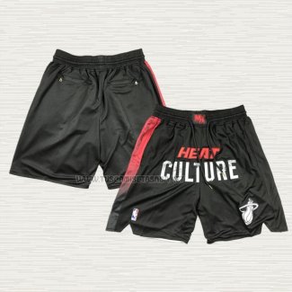 Pantalone Miami Heat Ciudad Just Don 2023-24 Negro