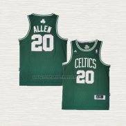 Camiseta Jarrett Allen NO 20 Boston Celtics Icon Verde