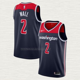 Camiseta John Wall NO 2 Washington Wizards Statement Azul